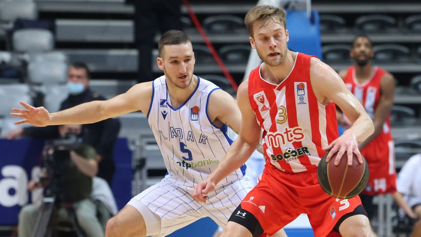Zvezda namestila nišanske sprave i trojkama slomila Zadar: Dabl-dabl sjajnog Voltersa, sve bolji Holins