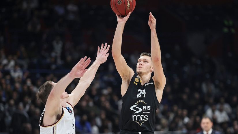Partizan se mučio sa Litvancima, Glas se trojkama nametnuo Žocu!