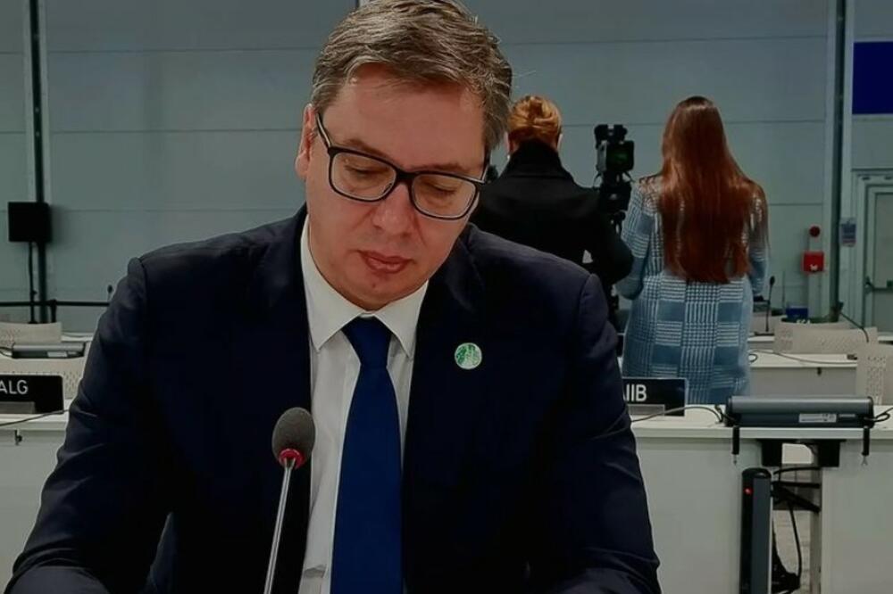 Vučić uoči obraćanja u Glazgovu: Neće biti lako, ali nemamo prava na neuspjeh