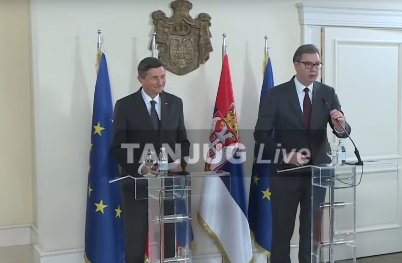 Vučić sa Pahorom: Imamo veoma dobre odnose sa Slovenijom