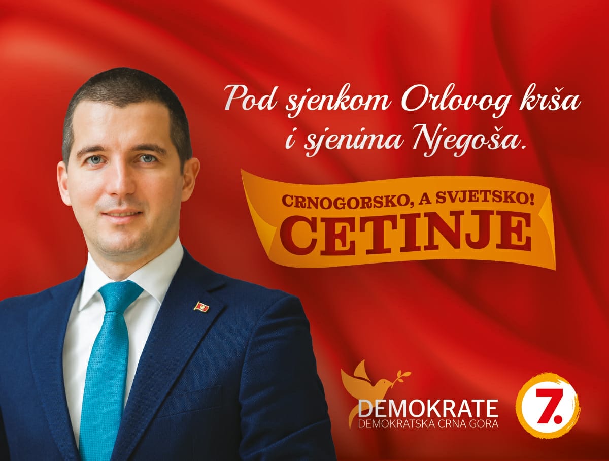 Demokrate Cetinje: Dosta je bilo obmana DPS-a, vrijeme je za promjene!