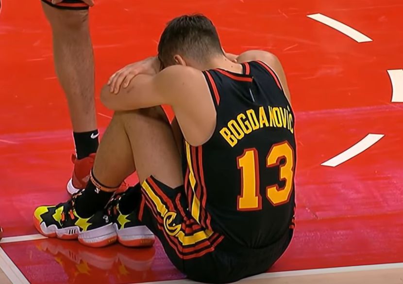 Povrijedio se Bogdan Bogdanović: Srbin se previjao od bolova, užasne scene u NBA