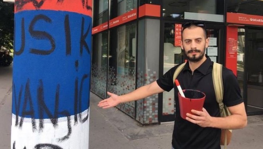 Srbofobni huligan Brković pušten na slobodu