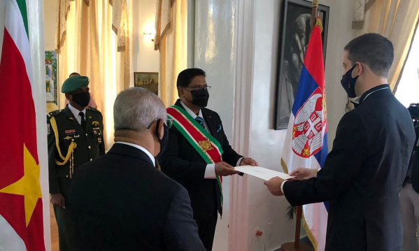 Đurić postao prvi ambasador Srbije u Surinamu