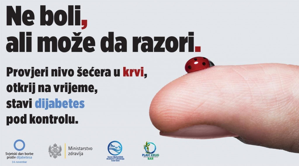 Više od 50 hiljada građana boluje od šećerne bolesti