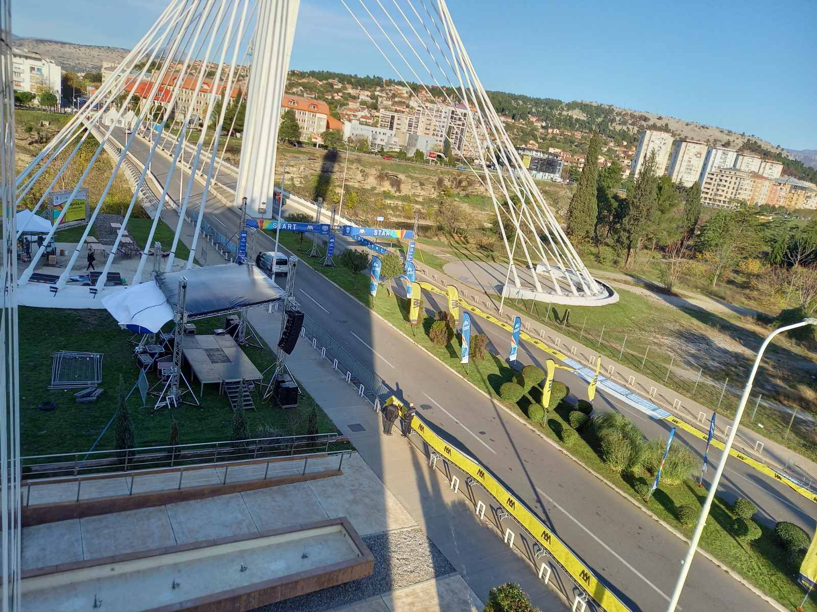 Povodom održavanja maratona: Most Milenijum zatvoren do nedelje uveče