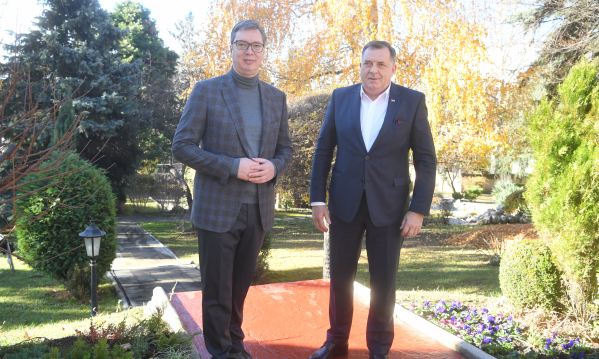 Vučić se sastao danas sa Miloradom Dodikom