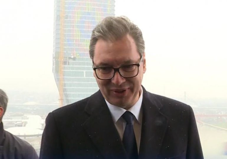 Vučić obilazi radove na kuli „Beograd“: Izgledaće kao Burdž Kalifa, biće spektakularna za Novu godinu!