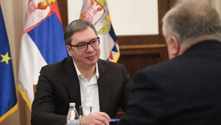 Sastanak sa bjeloruskim ambasadorom: Vučić razgovarao sa Valerijem Briljovim