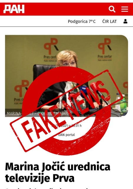 Spremna tužba: DAN ponovo objavio lažnu vijest, vrijeme da se propalim medijima stane na kraj! (FOTO)