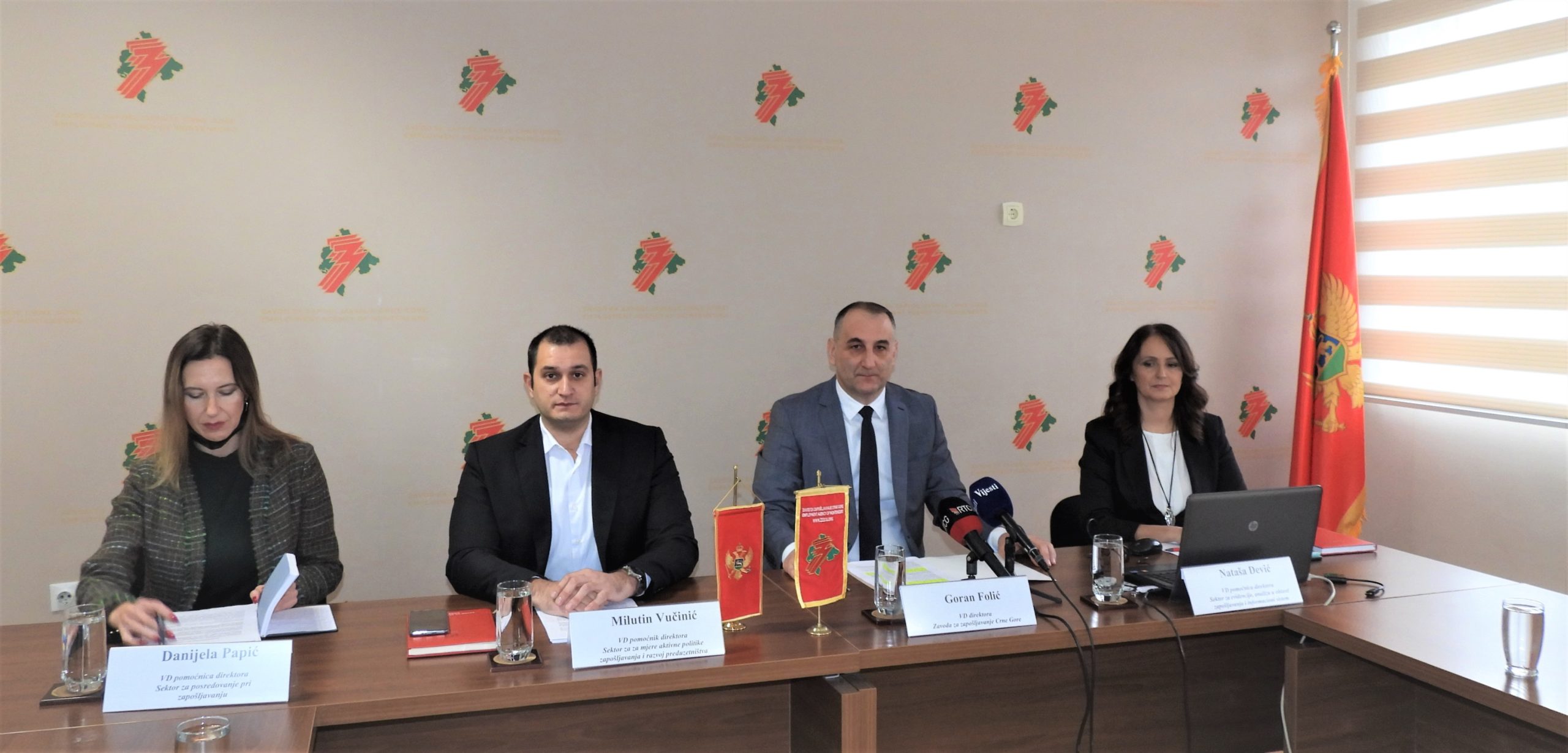 Folić: Na evidenciji Zavoda za zapošljavanje skoro 56.000 nezaposlenih osoba, za godinu dana nezaposlenost porasla za 18,6 odsto