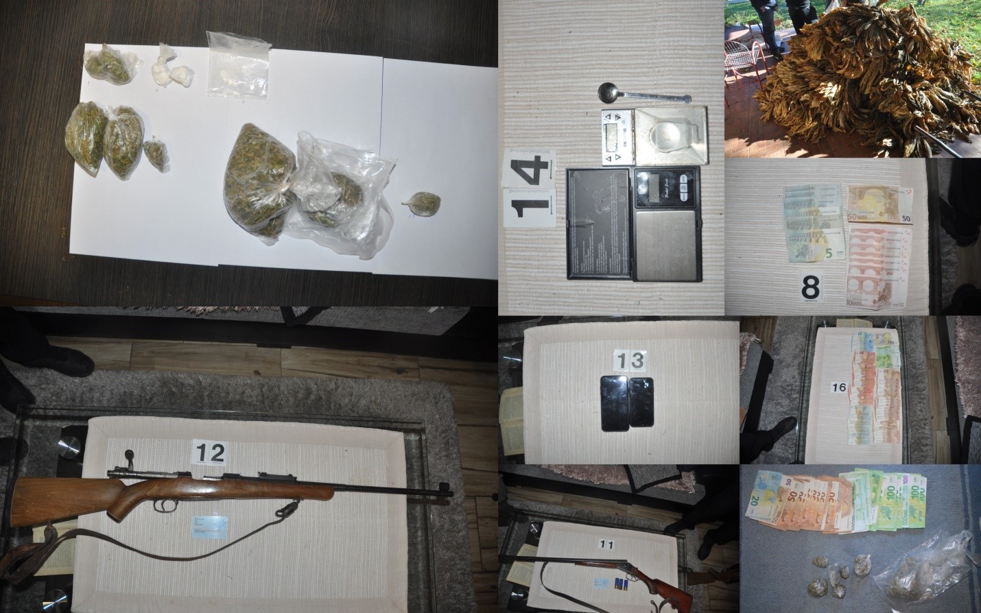 U Podgorici uhapšene dvije osobe kod kojih je pronađena opojna droga i rezani duvan