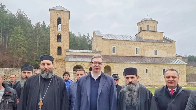 Vučić poručio iz Sopoćana: Država će voditi računa o svim svetinjama koje krase Srbiju!