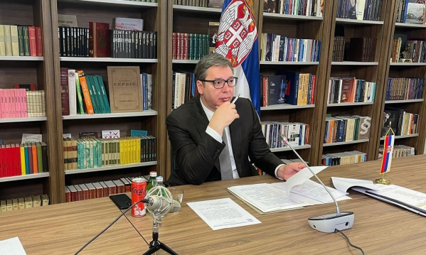 Vučić na konferenciji Jedinstvene Rusije