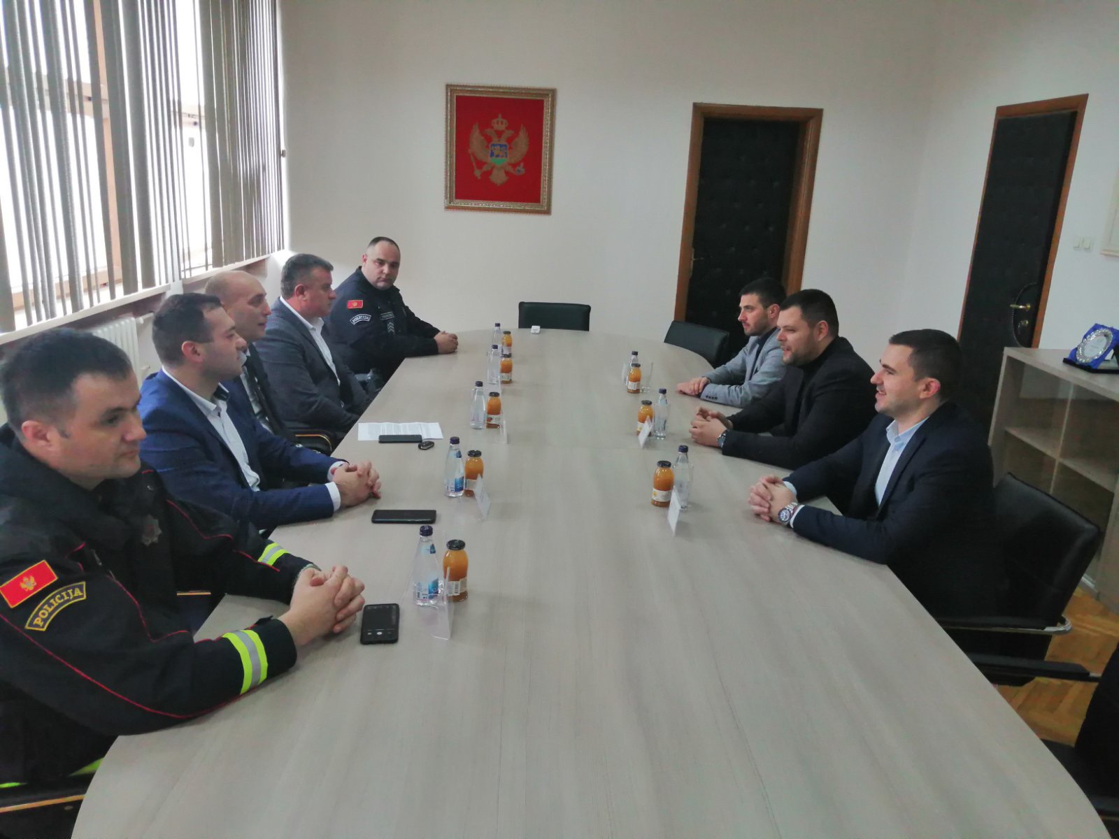 Kovačević upriličio prijem za najbolje policijske službenike u Nikšiću