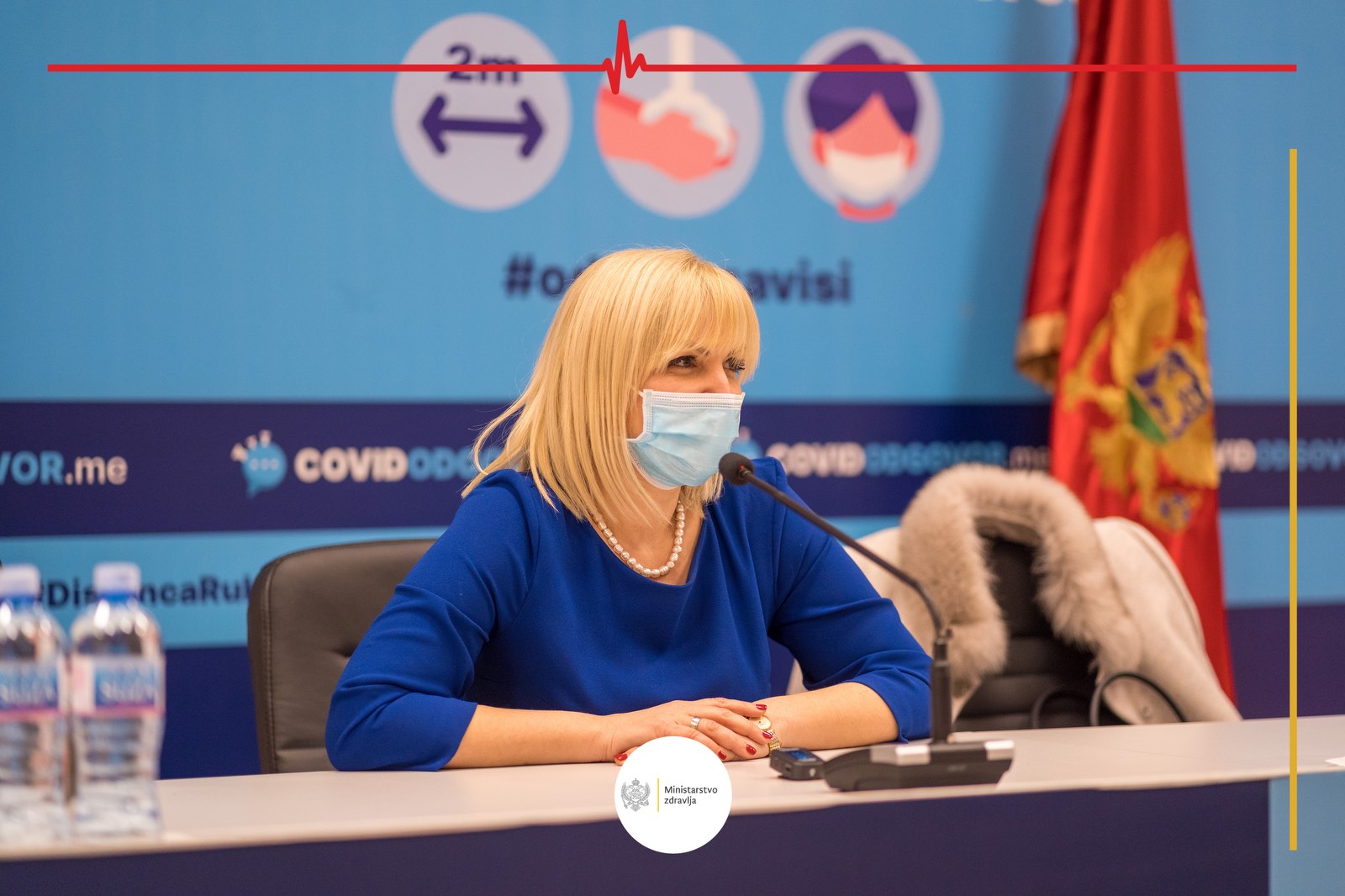 Borovinić Bojović: Važno je da ostanemo ljudi, mi brinemo o zdravlju, ne o politici