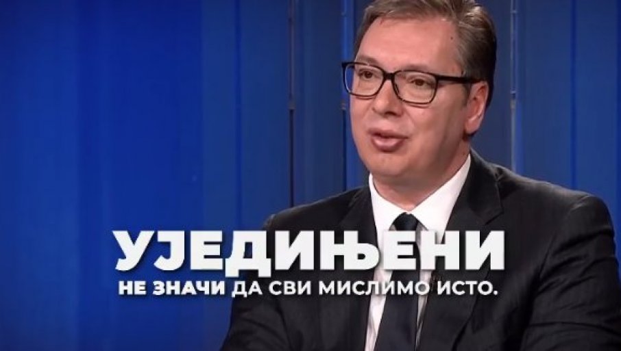 Vučić: Ujedinjeni u želji da Srbija ide naprijed!