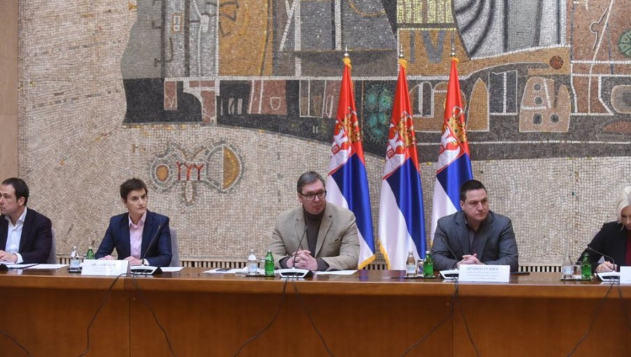 Sjednica Savjeta za nacionalnu bezbjednost u toku, Vučić predsjedava