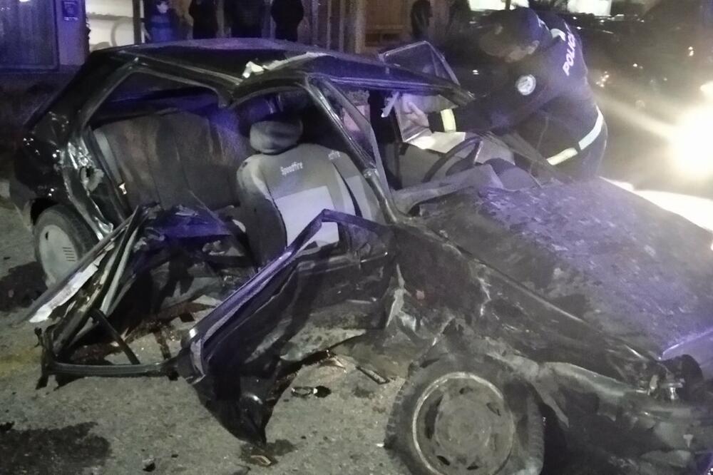 Teška saobraćajna nesreća u Podgorici: Na Zabjelu teže povrijeđene tri mlade osobe