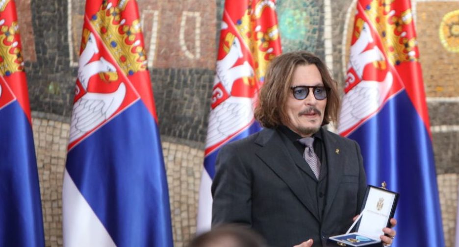 Džoni Dep nakon Vučićevog odlikovanja: Primam ovu veliku čast i nikada je neću izneveriti!