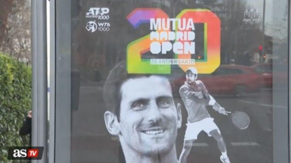Novak zaštitno lice: Đoković na najavnim posterima Mastersa u Madridu
