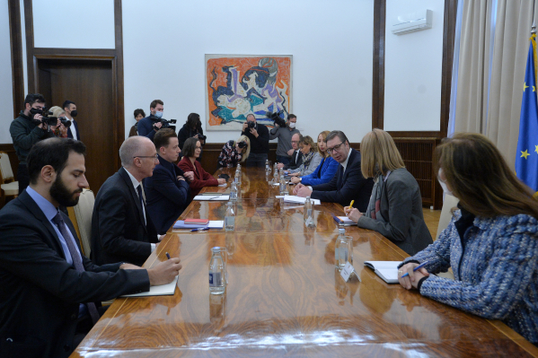Vučić sa izvjestiocem Bundestaga za Zapadni Balkan