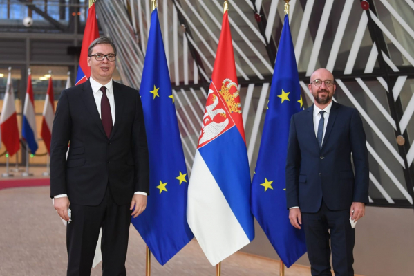 Vučić razgovarao telefonom sa predsjednikom Evropskog savjeta: Primio čestitku na napretku Srbije