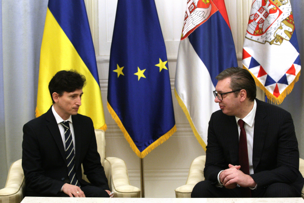Vučić primio u oproštajnu posjetu ambasadora Ukrajine