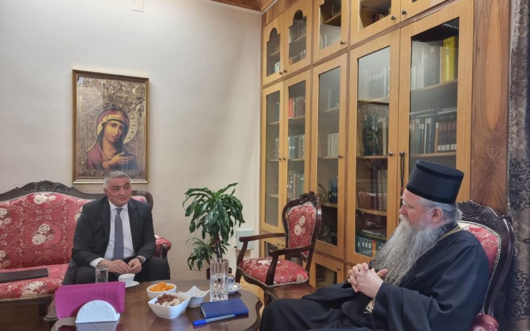 Mitropolit Joanikije ugostio nerezidencijalnog ambasadora Jermenije Ašota Hovakimiana!