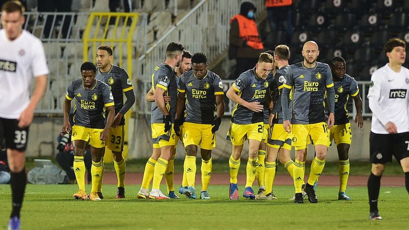 Debakl Partizana: Posle vođstva, poraženi od Fejnorda 5:2