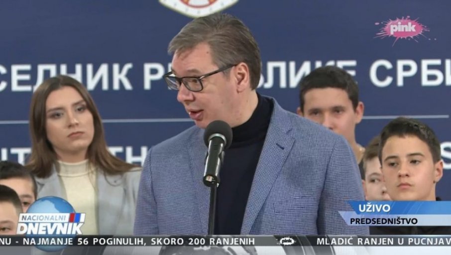 Vučić ugostio srpsku djecu iz regiona: Nikada nijedno dijete nije započelo rat, niti srušlilo berzu, naša vam generacija vam duguje izvinjenje!