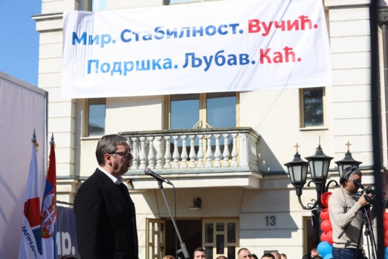 Vučić se obratio građanima u Kaću: Moramo da se sklonimo sa radara velikih sila i da vodimo računa o nama i našoj djeci