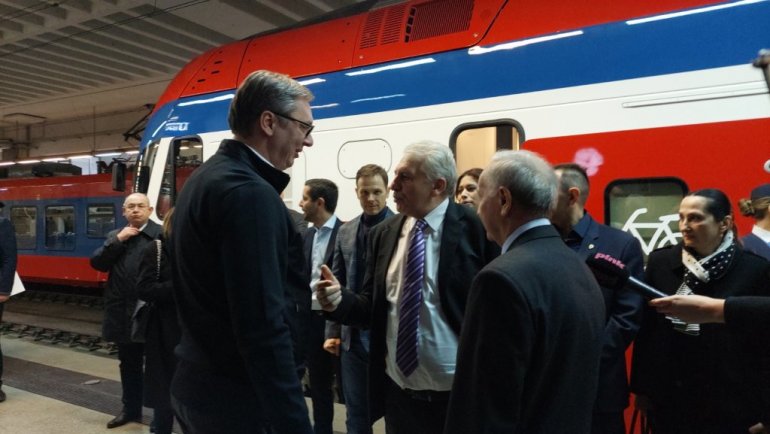 „Soko“ krenuo za Novi Sad: Vučić i Orban na prvoj vožnji brzim vozom