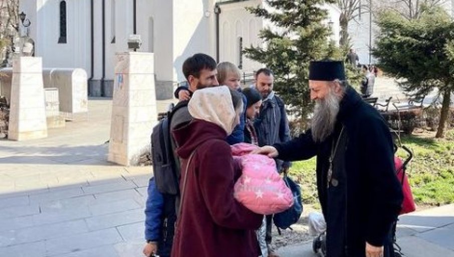 Patrijarh Porfirije pružio podršku izbjeglicama iz Ukrajine: Mi kao narod dobro znamo kolika je nesreća rat i šta su izbjegličke muke