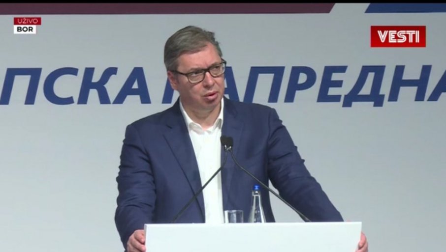 Vučić sa predizbornog skupa u Boru: Kod nas niko neće biti gladan, stalo nam je da pokažemo kako možemo bolje i hrabrije!