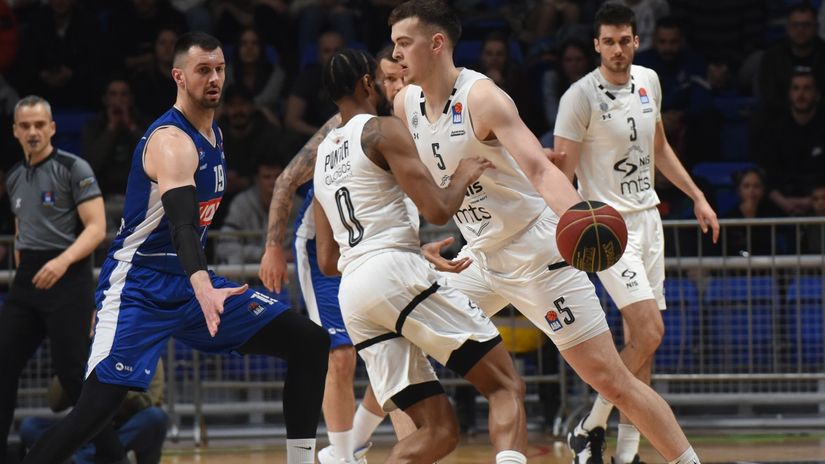 Partizan osvojio Moraču: Crno bijeli trijumfovali nad ekipom podgoričke Budućnosti
