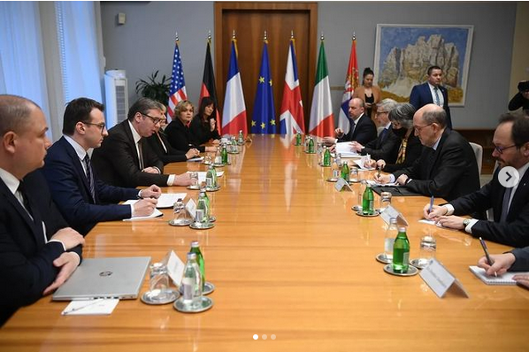 Završen sastanak Vučića sa zapadnim ambasadorima: Slijede razgovori sa najbližim saradnicima i Srbima sa KiM!