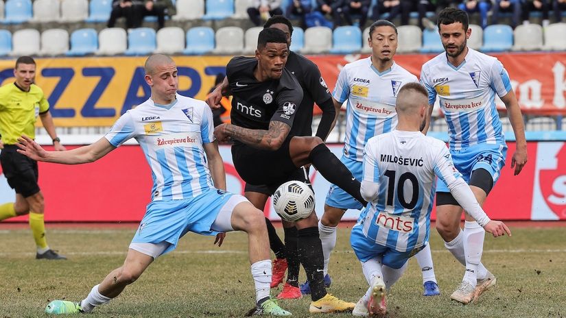 Partizan na mišiće zadržao prvo mjesto