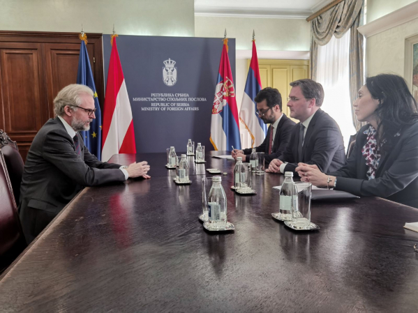 Selaković: Odnosi Srbije i Austrije na zavidnom nivou
