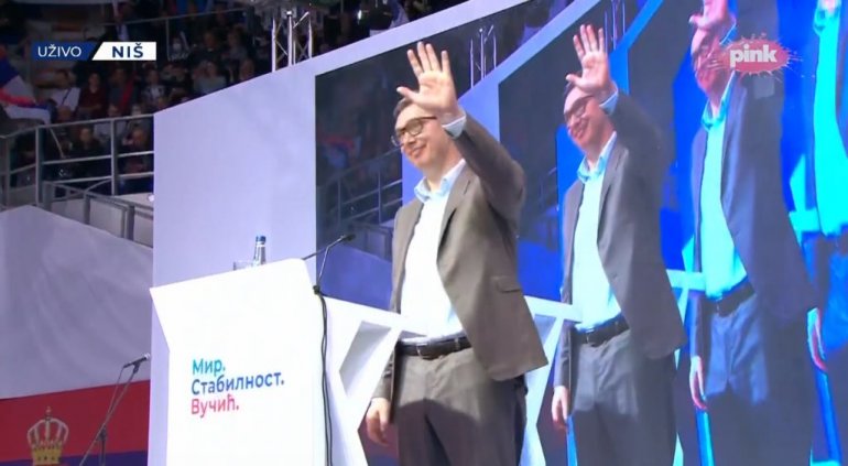 Vučić iz prepunog „Čaira“: Srbija je bila i ostaće slobodarska zemlja!