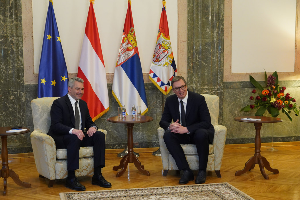 Vučić razgovarao sa austrijskim kancelarom Nehamerom: Srbija i Austrija su dobri partneri!