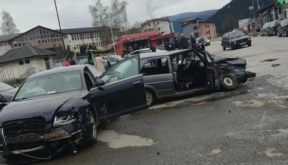 Udes u Rožajama, 3 osobe povrijeđene