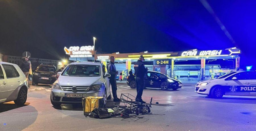 Na Zabjelu: U saobraćajnoj nezgodi oboren biciklista!