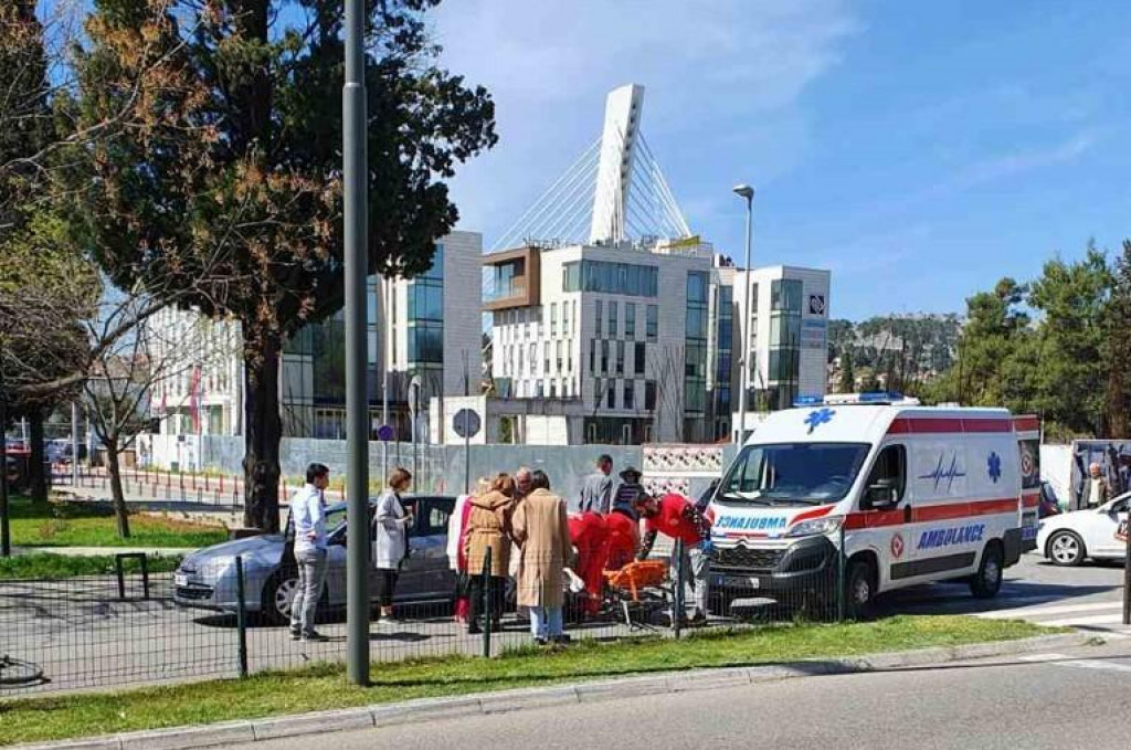 Podgorica: Oboren biciklista na bulevaru Stanka Dragojevića