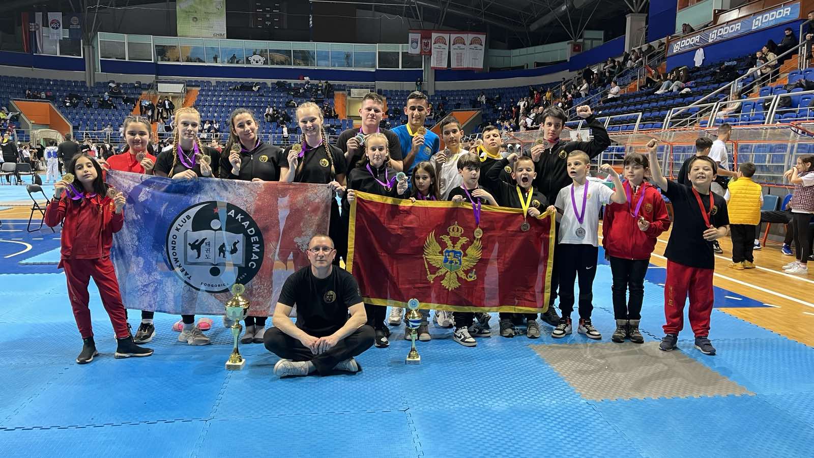 Taekwondo ima budućnost u Crnoj Gori: Veliki uspjeh Kluba „Akademac“ na turniru u Vršcu!