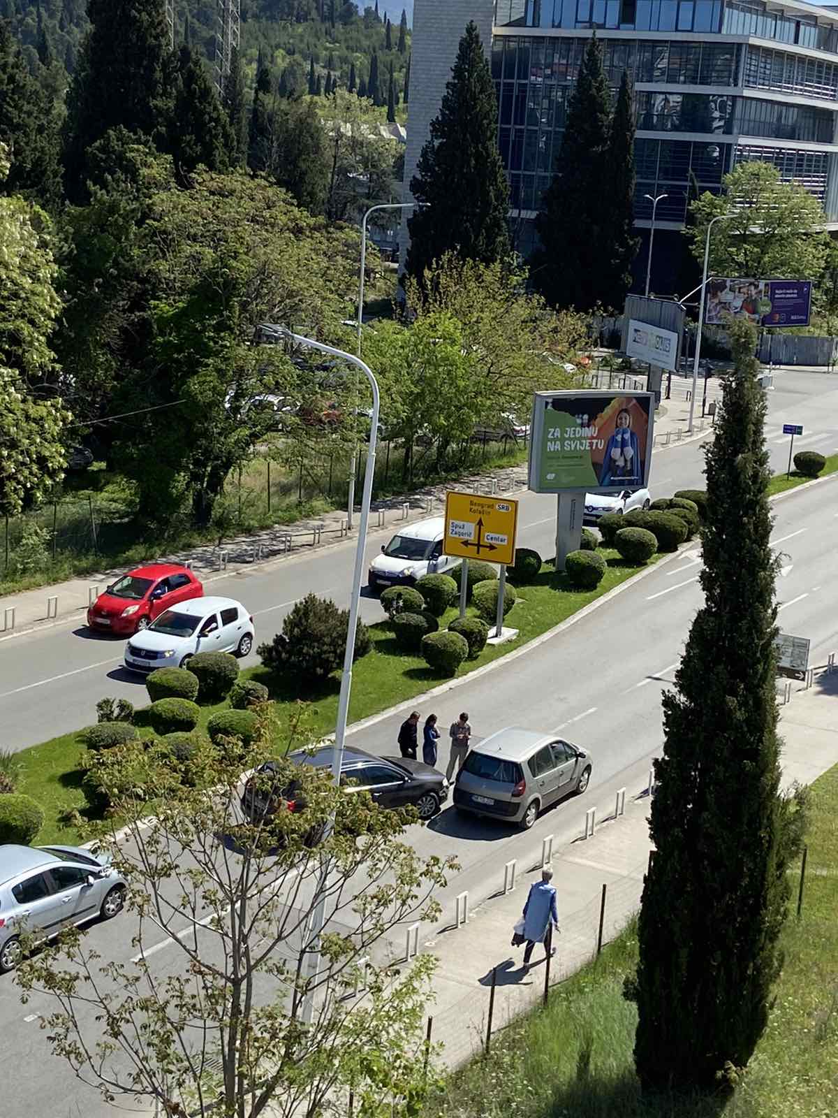 Podgorica: Udes na bulevaru Ivana Crnojevića, prouzrokovane gužve