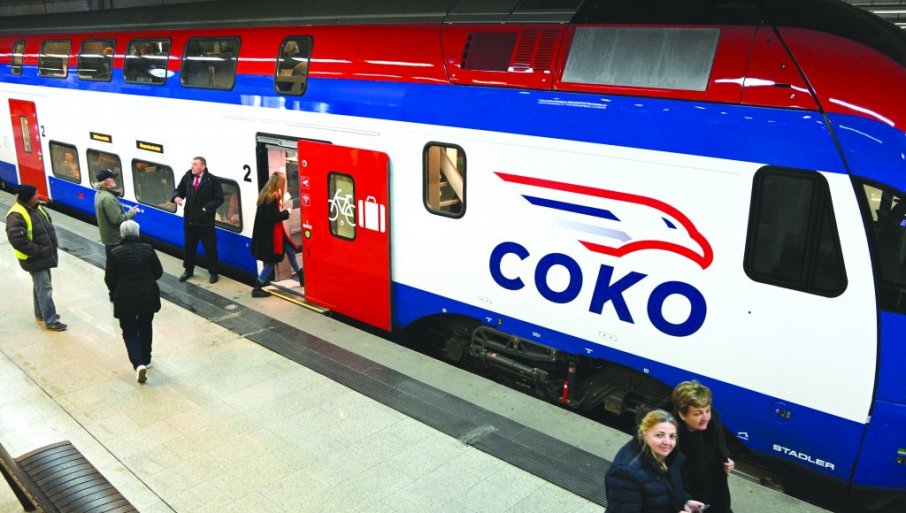 Kamenovan brzi voz „Soko“ kod Kamedina