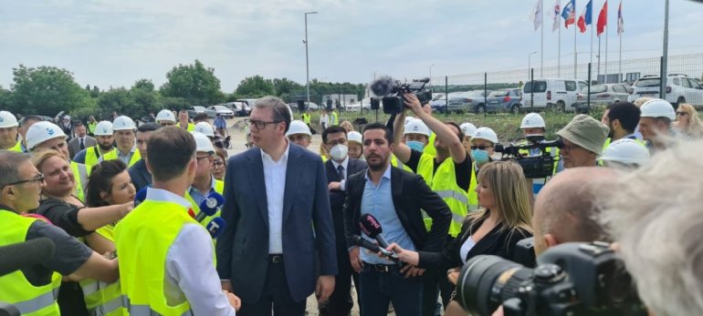 Vučić na Makiškom polju: Važno je da Beograd 2028. godine dobije svoj metro, i da možemo da se pohvalimo ovakvim velikim projektima!