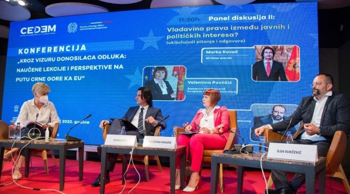 Crnogorsko pravosuđe može naprijed samo ukoliko javni interes bude ispred političkog