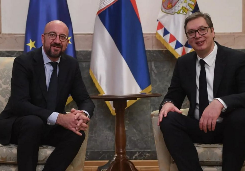 Vučić nakon sastanka sa Mišelom: „Srbija ima za cilj da ubrza svoj evropski put“ (VIDEO)